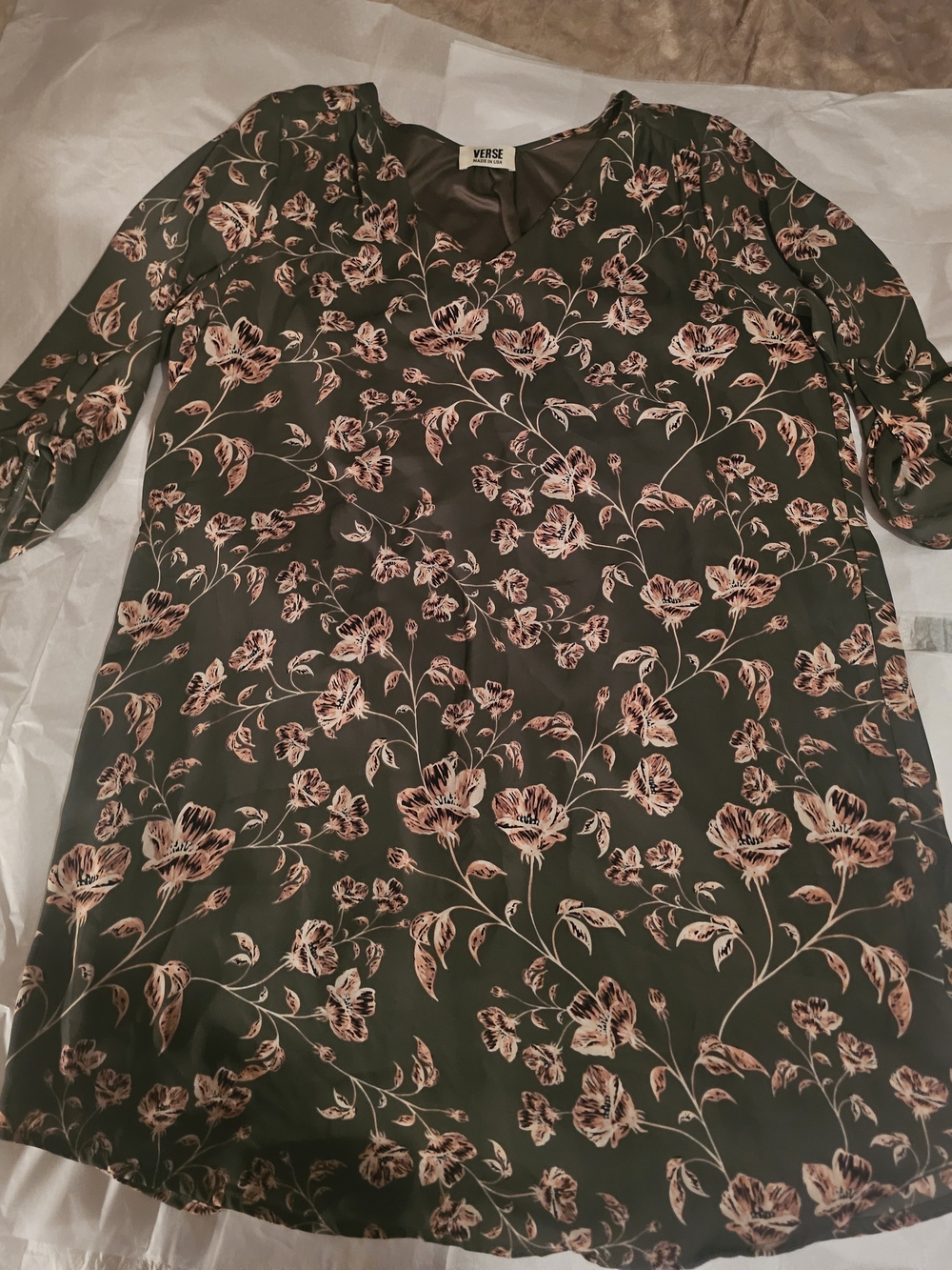 Verse Olive Green Dress Xl
